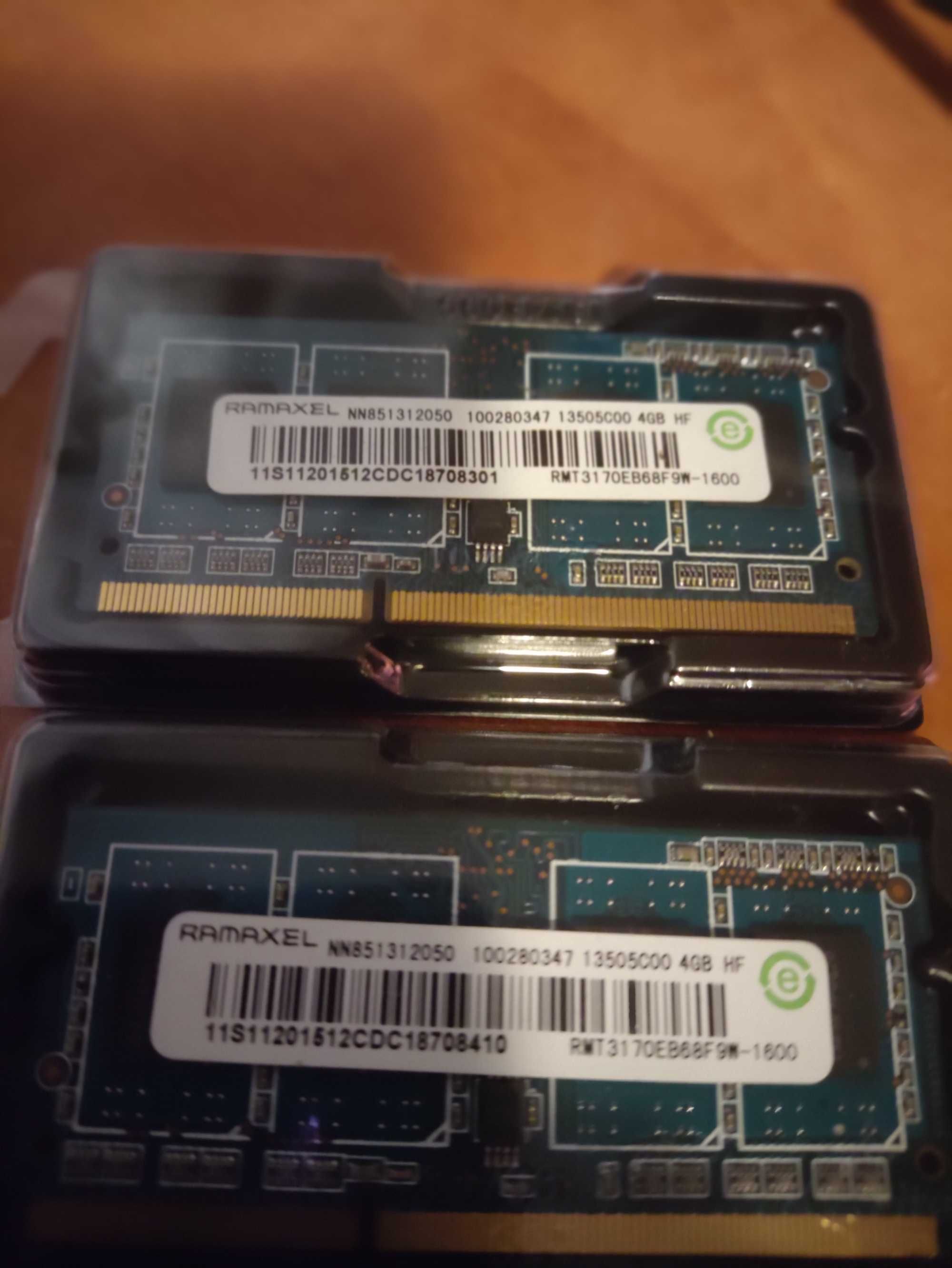 Pamięć RAM Laptop DDR3L 8 GB (2x4GB) Ramaxel RMT3170EB68F9W-1600