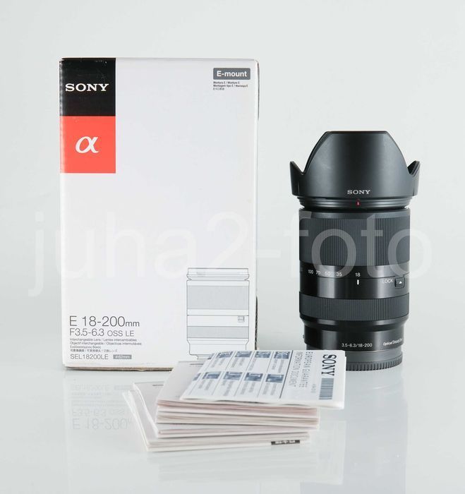 Obiektyw Sony SEL 18-200 f/3.5-6.3 OSS LE (SEL18200), jak nowy