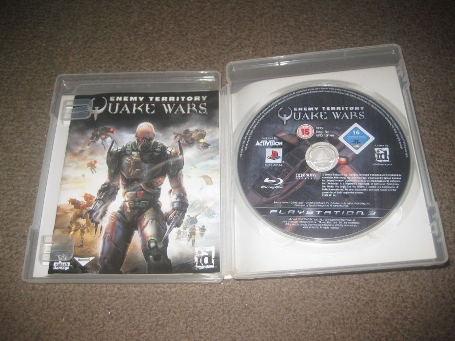 Jogo "Enemy Territory: Quake Wars" PS3/Completo!