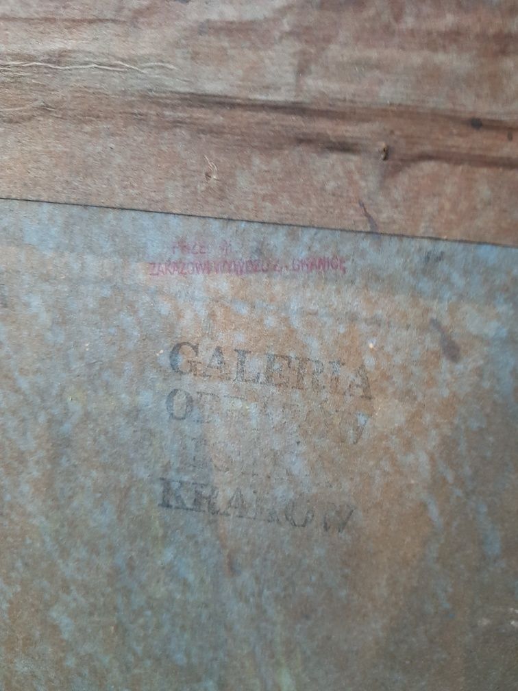 Pastela ręcznie malowana podpisana Witkacy