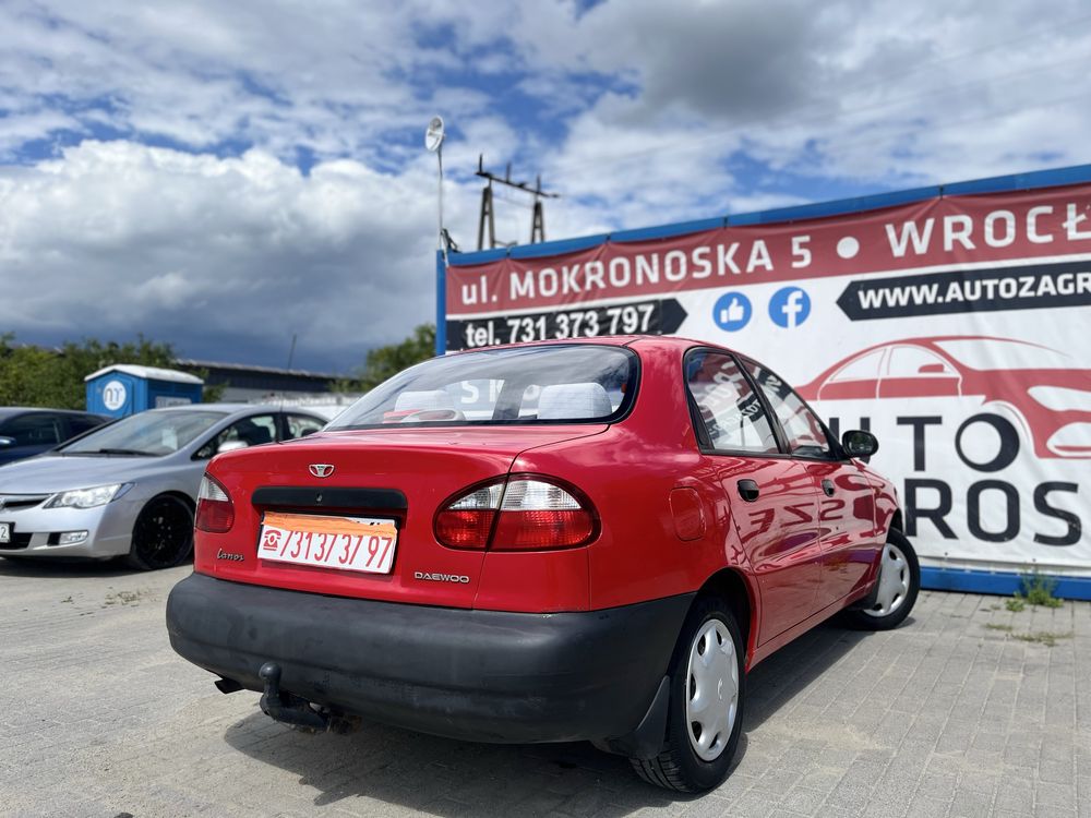 Daewoo Lanos 1.5 Benzyna//Dł. Opłaty//Wspomaganie//HAK//Zamiana