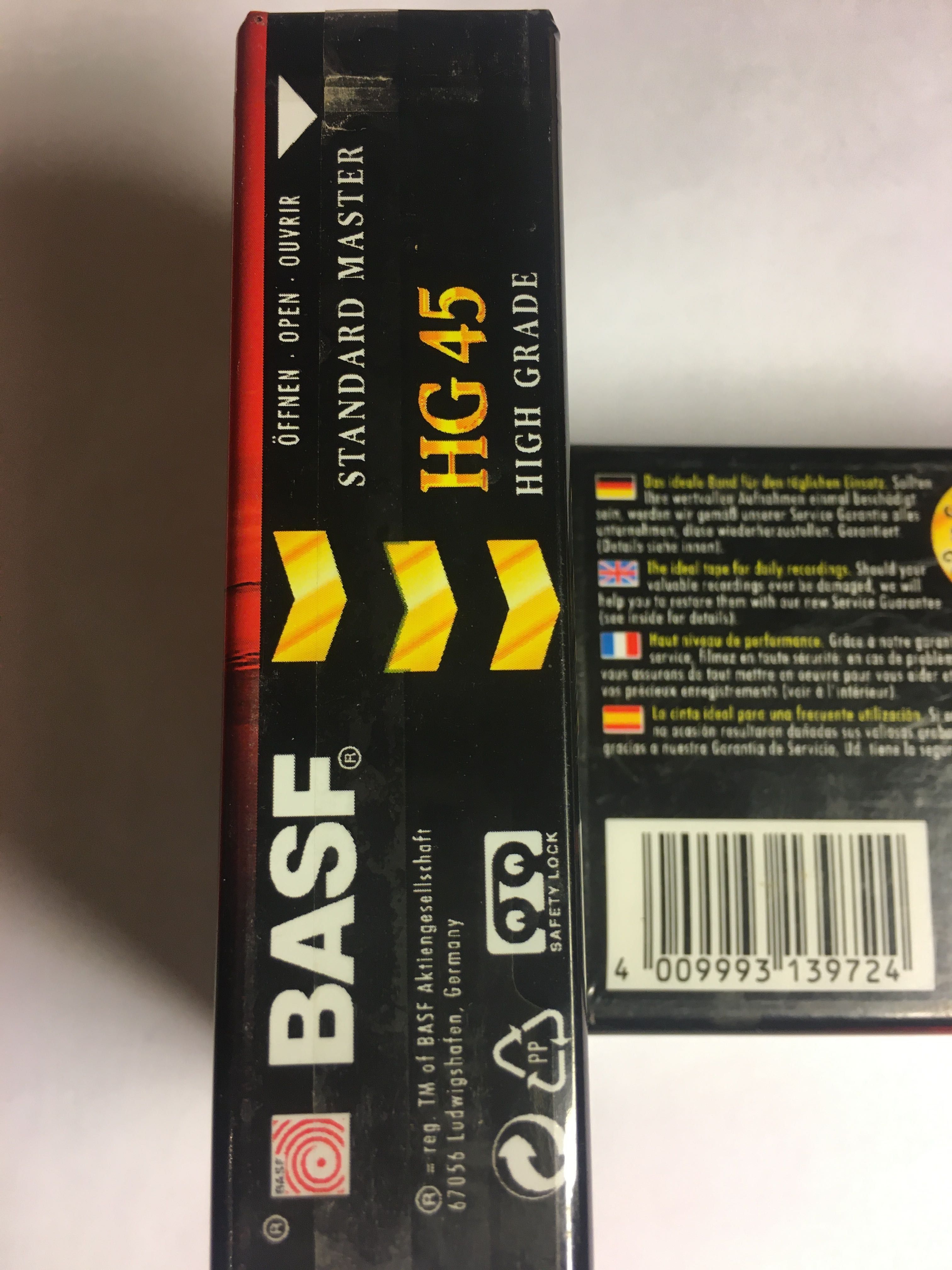 Видео кассета Basf HG45EC-45/64m