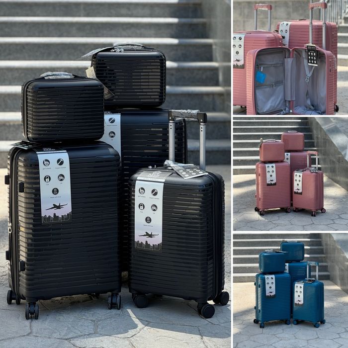 И ABS!и Полипропилен!Чемодан Польша на колесах,валіза,сумка на колесах