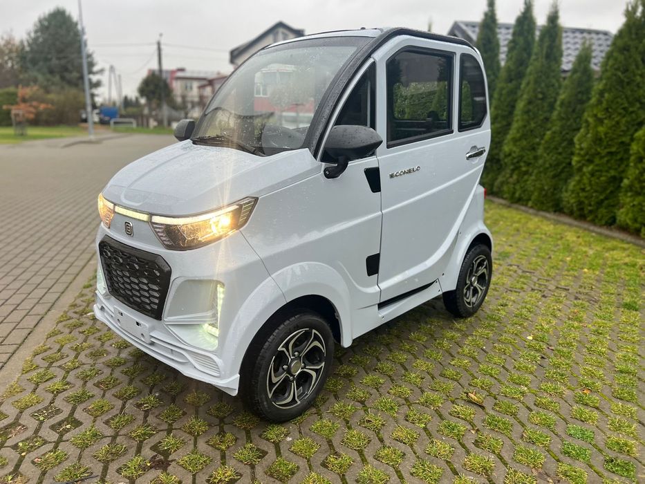Microcar elektryczny autko auto samochod skuter zabudowany senior hit