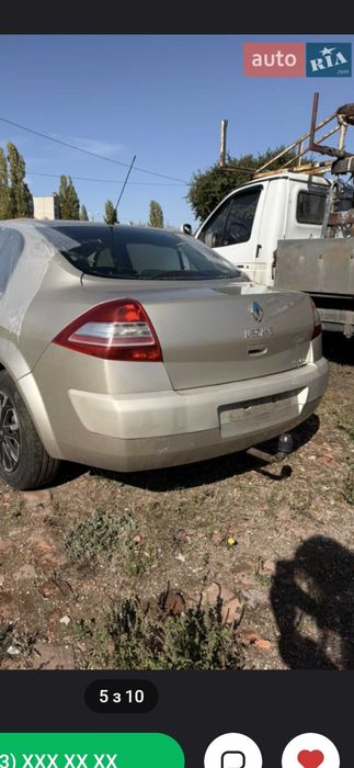 Разбираю Рено Меган 2, продам документы с кузовом.