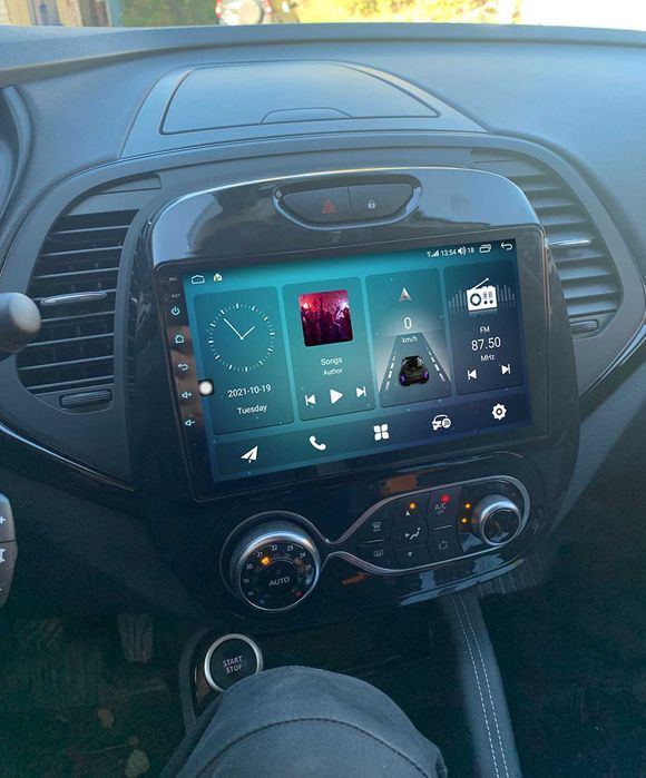 Radio Android 12 Renault Kaptur Captur 16-19r gps wifi bluetooth PROM