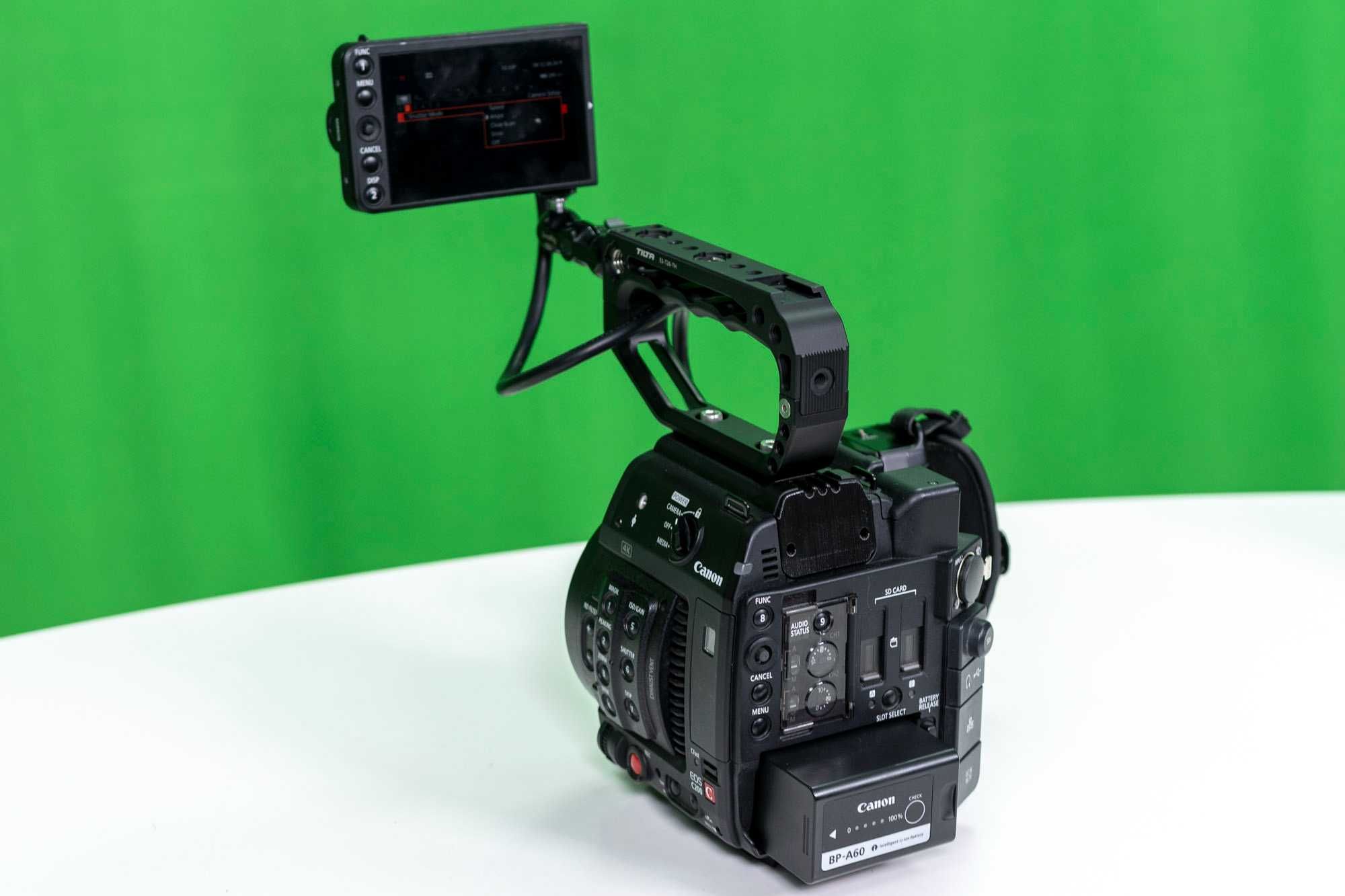 kamera filmowa CANON EOS C200b Tilta handle Raw 4k 50p mxf