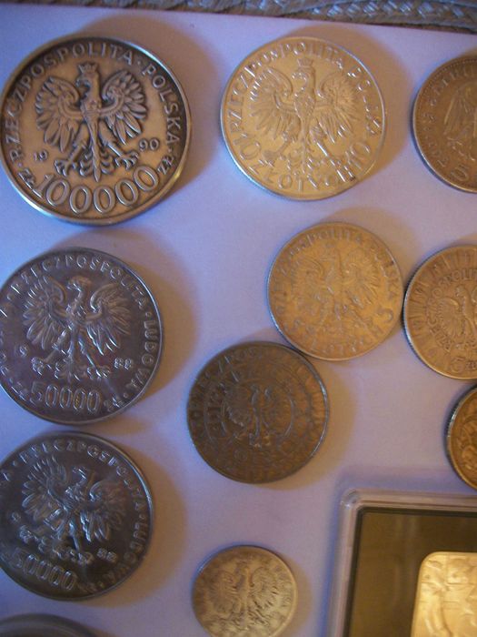 Srebrne monety - kolekcja /są i unikaty/ 100 000 solidarność typ C