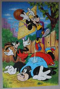 Puzzle  stary trefl Myszka Mickey 260 koszykówka Goofy Disney