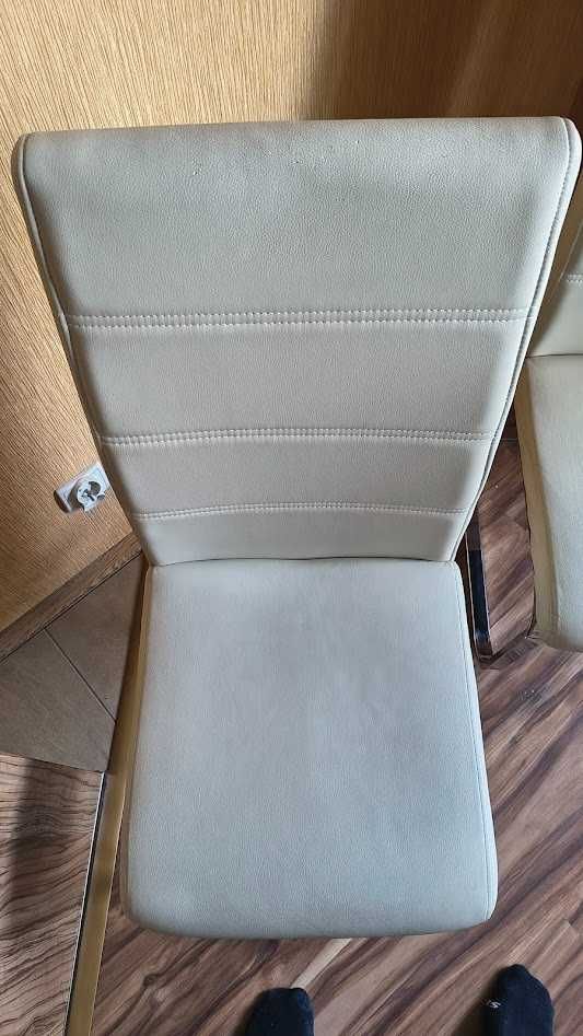 krzesło Halmar K85 kremowe
