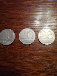 Monety 20zł z 1989r dla kolekcjonera