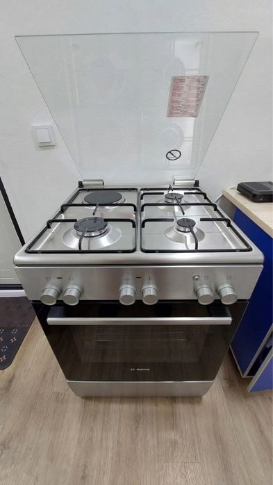 Плита газова Hansa FCMX583291 нержавійка