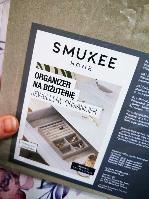 NOWY Organizer na biżuterię Smukee Home
