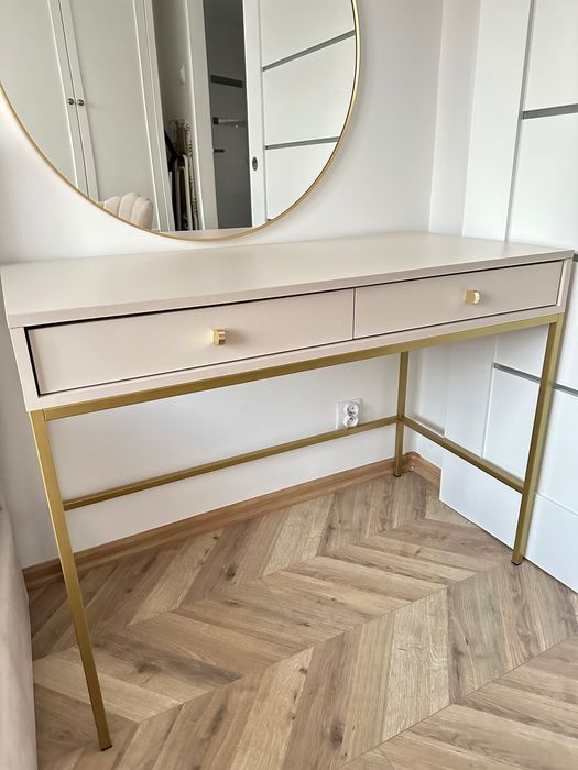 Toaletka biurko beżowe MONO