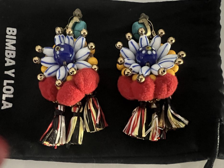 Brincos Artesanais - completamente Novos - Originais Bimba y Lola