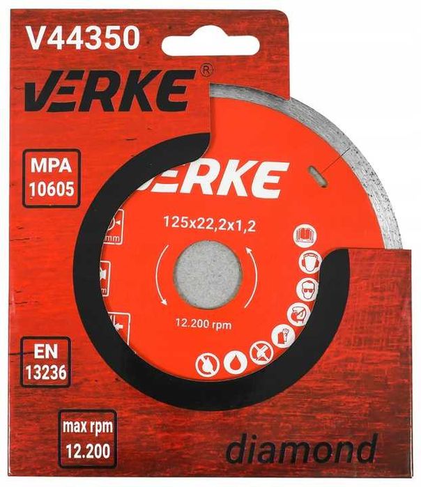 Tarcza Do Cięcia PŁYTEK GRESU GLAZURY 125MM Szlifierka