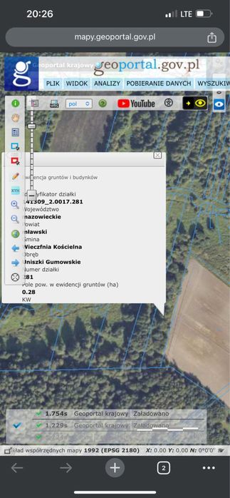 Sprzedam grunty rolne Ziemia orna, łąki, las pow. 11,34ha