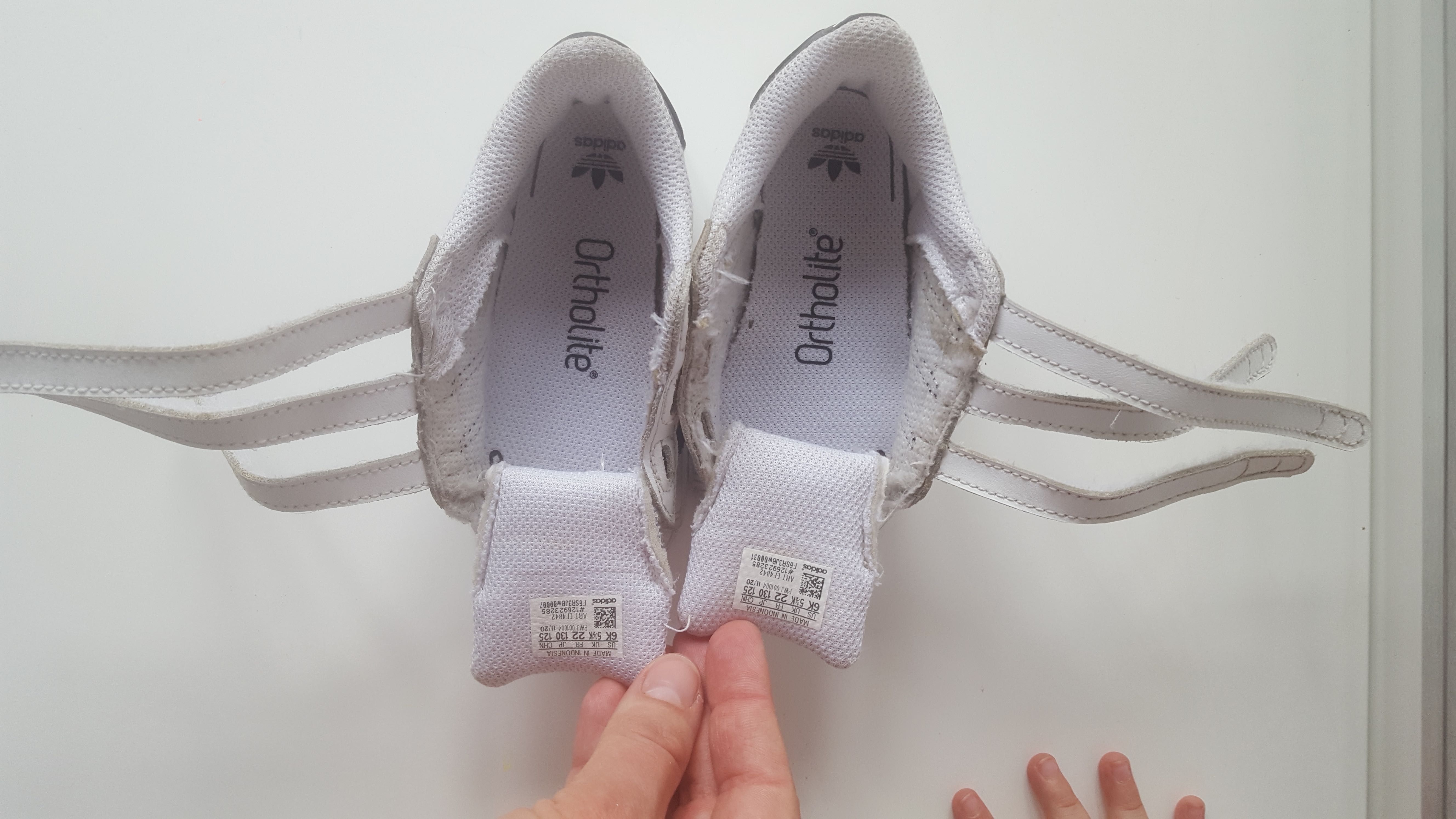 Buty Adidas Superstar rzepy  22 używane