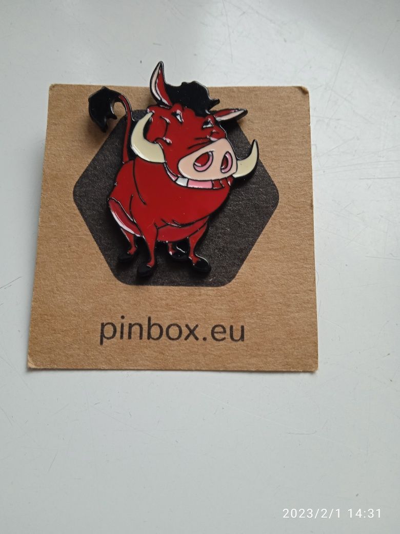 Pinsy Piny Pumba Król Lew Timon Pinbox.eu Przypinka Wpinka