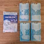 Zestaw wkładów do lodówki 4szt i 1szt cold pack