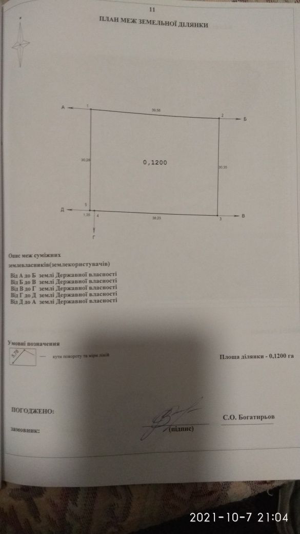 Продам земельну ділянку