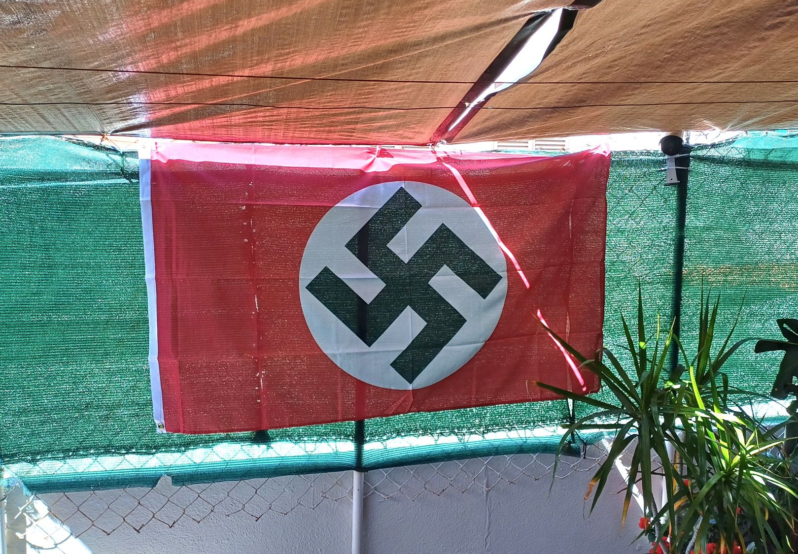 PROMOÇÃO--Bandeira NSDAP 150x90 cm Alemanha nazi-suástica