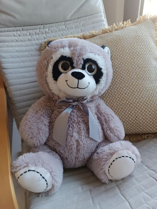 Іграшка м'яка Єнот плюшевий 40 см.