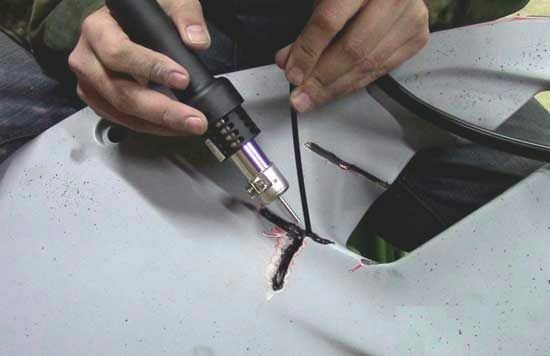 Пайка пластика ремонт бамперів