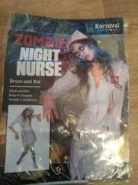 Strój karnawałowy pielęgniarka zombi