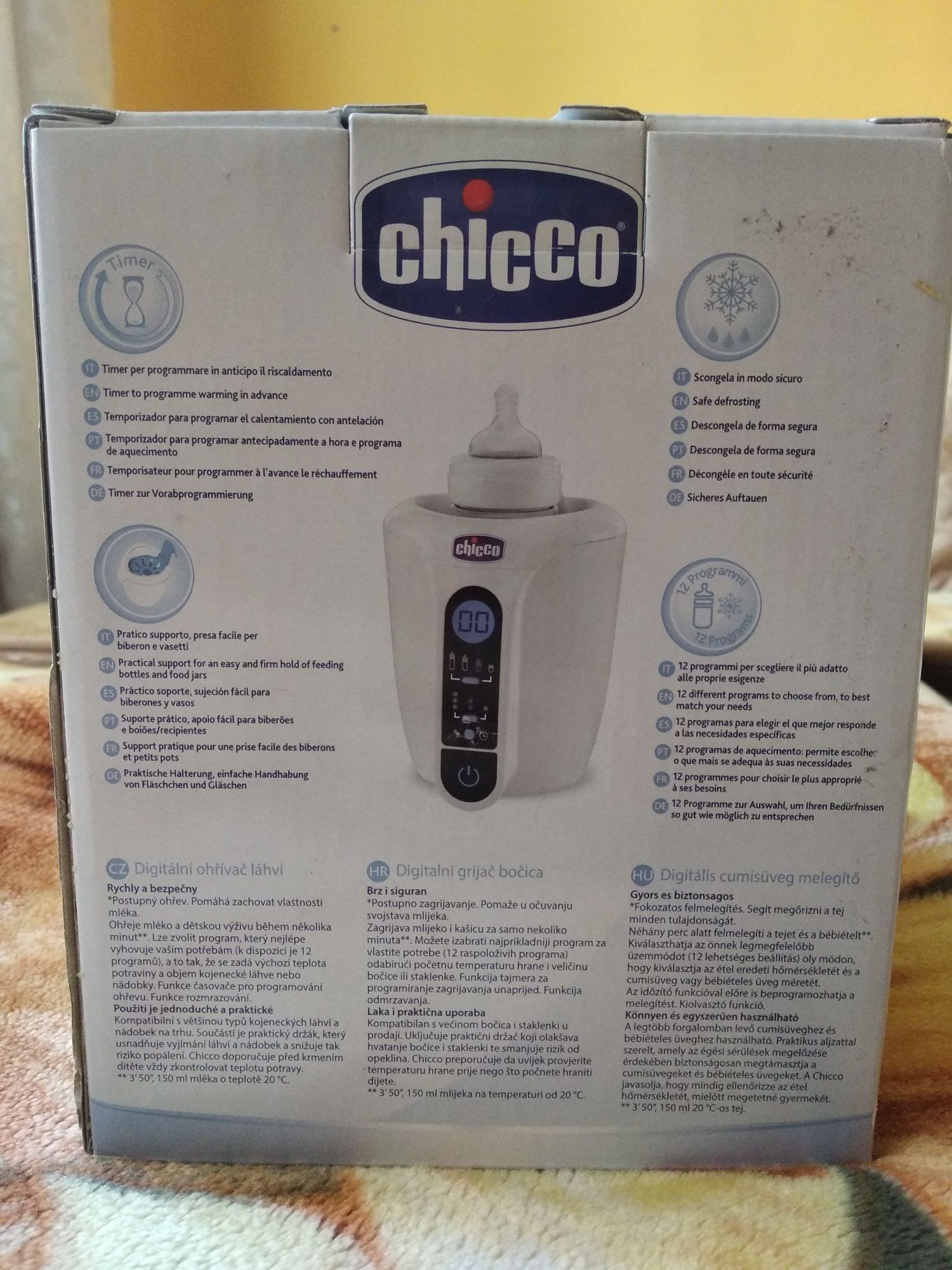 chicco digital bottle warmer, подогрев бутылочки, детское питание