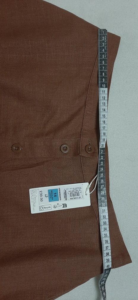 M&S юбка новая лен вискоза