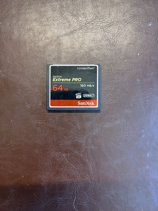 Cartão Sandisk extreme pro 64gb compactflash