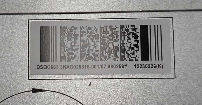 Szafa sterująca ABB DSQ663 3HAC029818 IRC5 moduł mocy serwomotorów