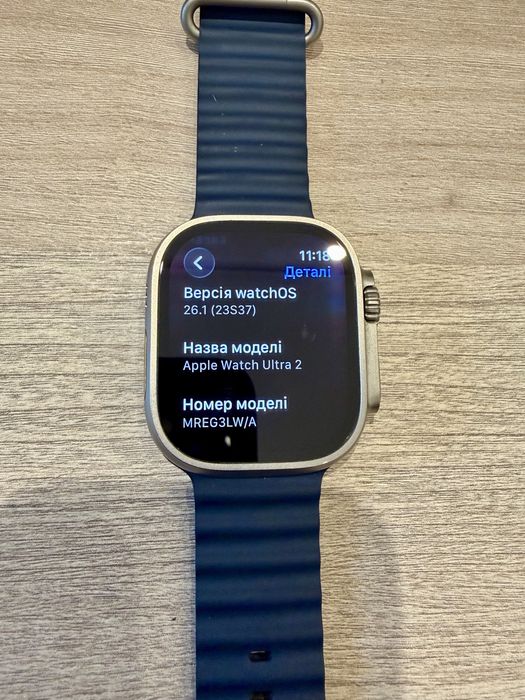 Продам Apple Watch Ultra 2 49 mm Natural Titanium Case with Ocean Band