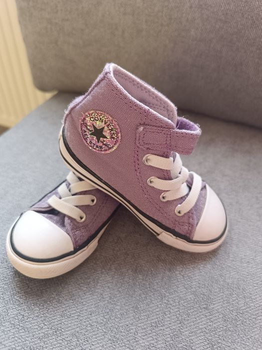 Prześliczne, mieniące się, oryginalne trampki Converse rozmiar 23
