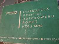 Instrukcja obsługi motoroweru Romet M750 M 760 predom