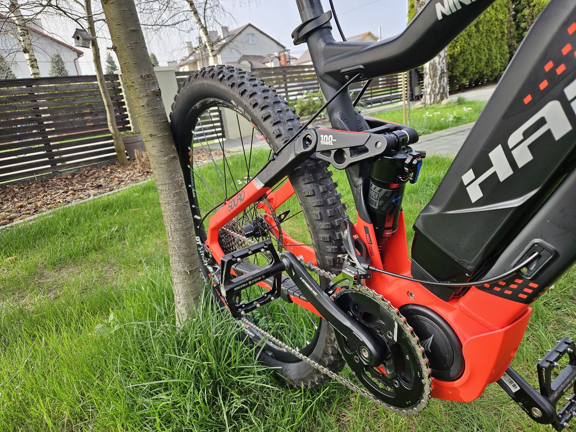 Hibike sduro fullnine 10  igla beż ryski nie widzial terenu . Rockshox