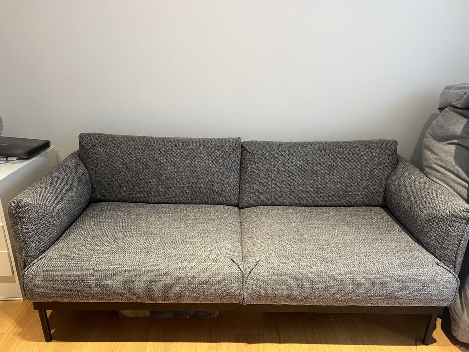 IKEA APPLARYD Sofa 3 osobowa Lejde szary czarny
