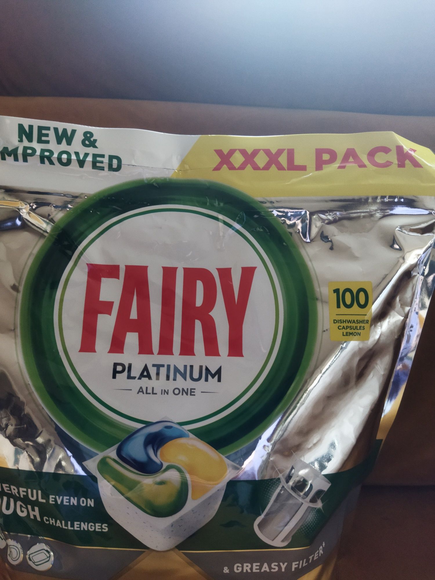 Fairy Kapsułki Do Zmywarki Platinum All in 1 Lemon 100szt.