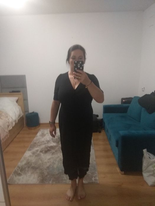 Sukienka H&M XL czarna midi