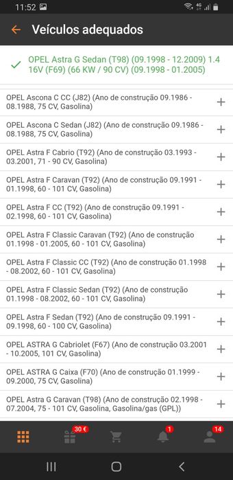Bobine de ignição + cabos de velas NOVO