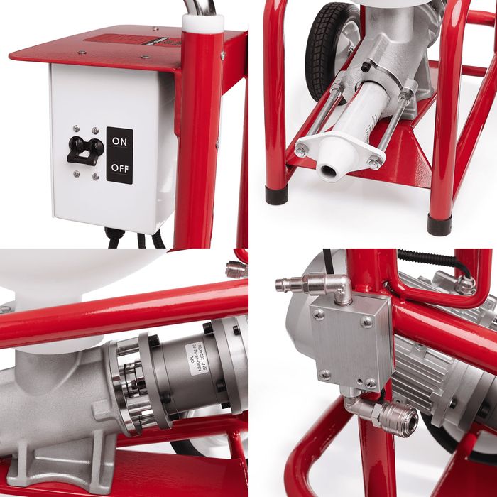 AGREGAT TYNKARSKI tynki wylewki 1900W 15L/MIN zbiornik 28L dysza x3