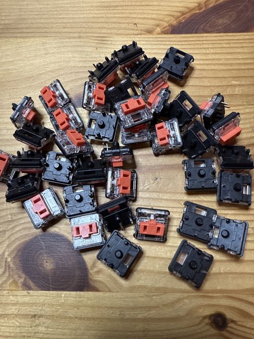 Kailh Low Profile Choc Burnt Orange v1