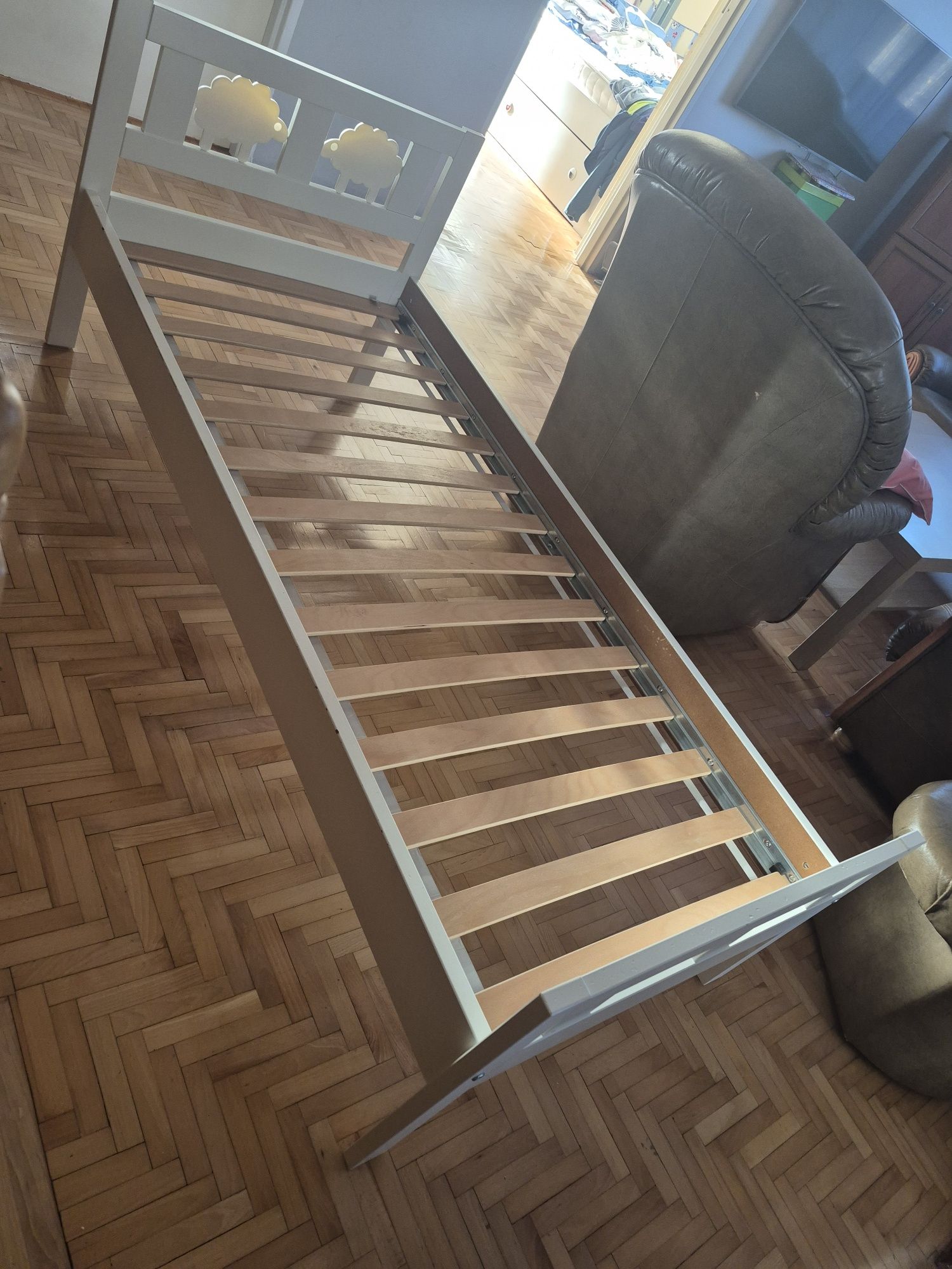 Ikea KRITTER rama łóżka że stelażem