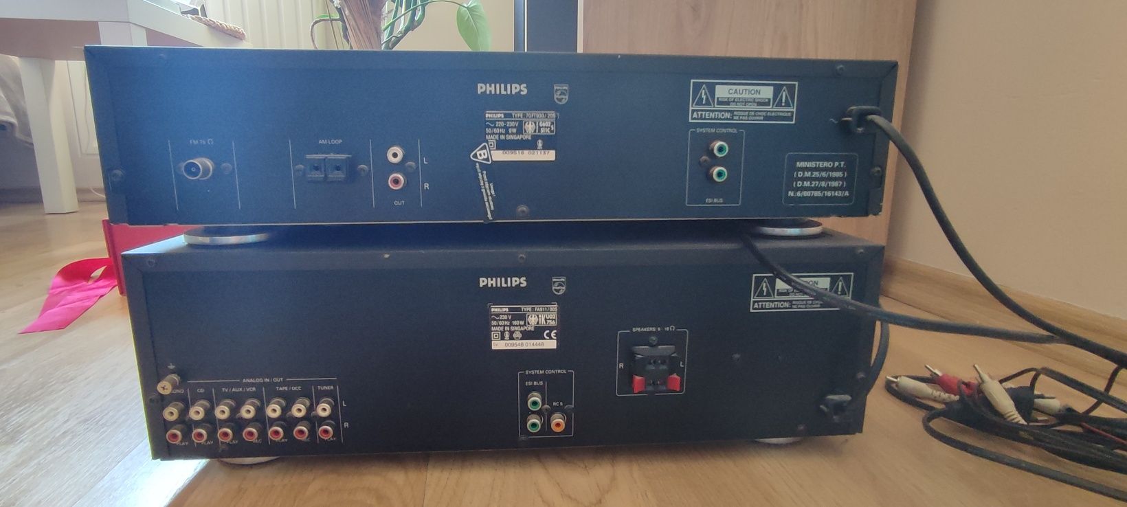 Wzmacniacz Philips FA 911 i tuner Philips 70/FT930
