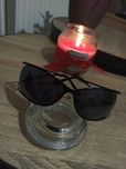 Okulary/oksy/moda/insta/wakacje/lato/vintage/wakajki/2024/hit/czarne/m