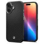 Spigen Enzo Aramid ”T” Mag Magsafe Iphone 17 Black/Silver