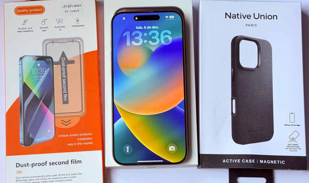 Phone 16 Pro Max – Titânio Deserto – 512GB Com garantia AppleCare +