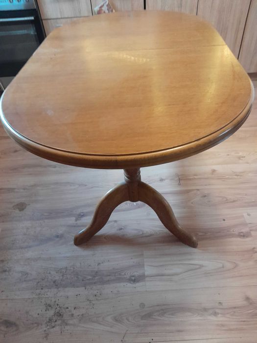 Stół drewniany dębowy duży