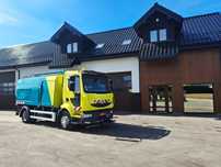 Renault Midlum 220 Polewaczka Myjka Karcher Mycie Ulic Myjka Drogowa Podlewanie Mycie Ciśnieniowe Cysterna 2012r 1782 MTH Hydrostat  Klimatyzacja 39 Tyś KM 8000 Litrów Świetny Stan 2012r Hydrostat